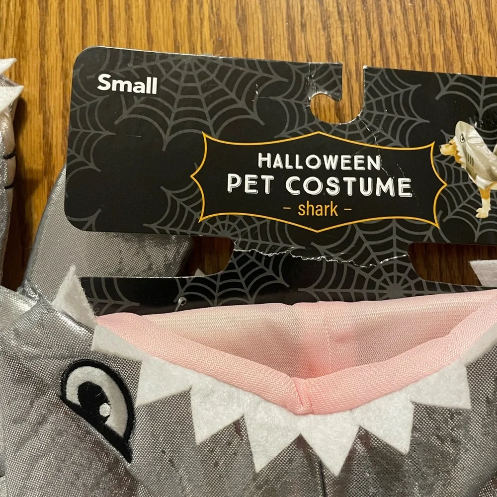 Halloween Shark dress up dog costume